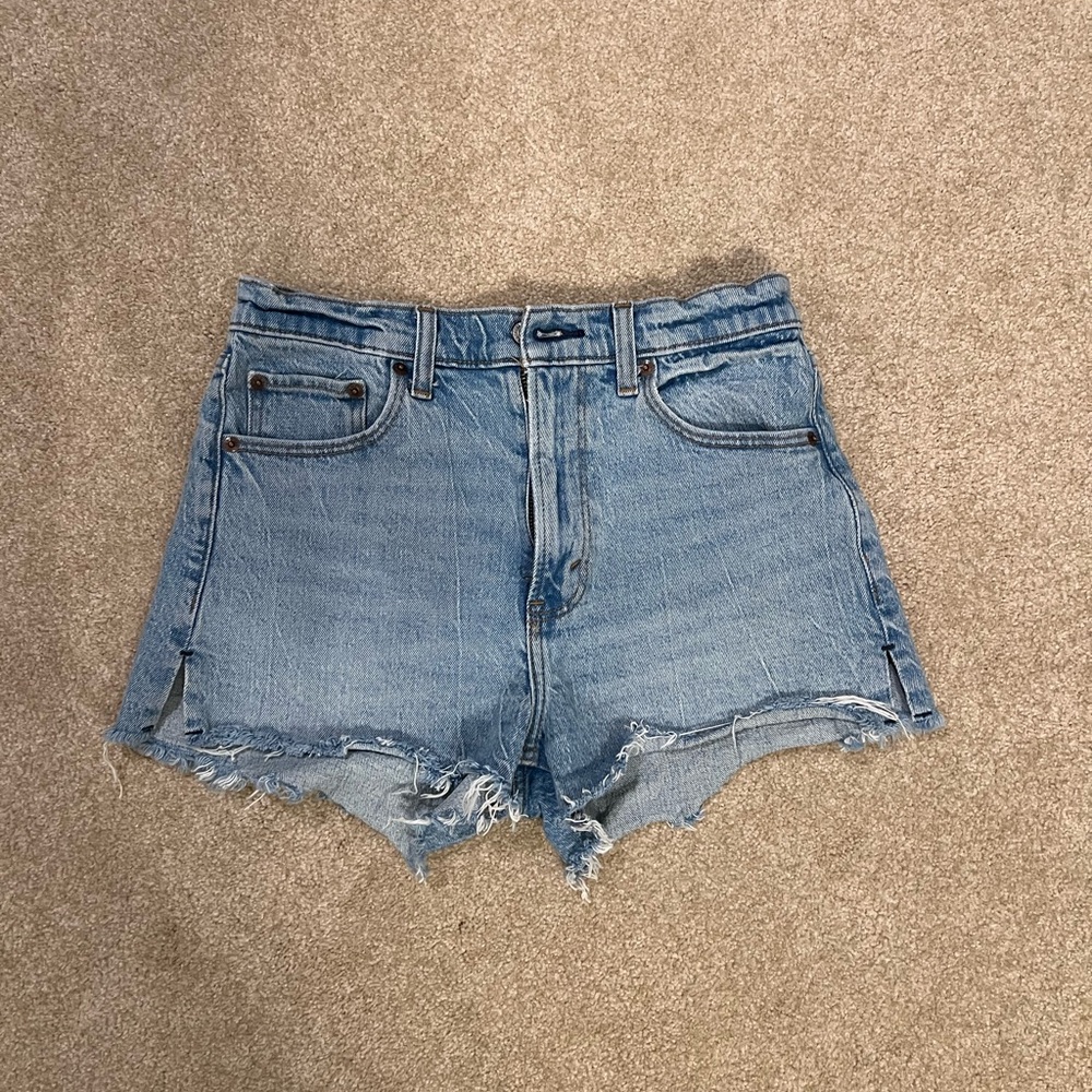 Abercrombie & Fitch Light Blue Jean Shorts